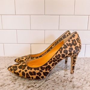 J. Crew Cheetah Heels